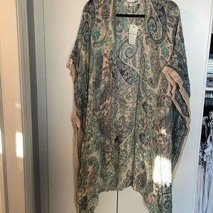 Moss rose- NWT kimono cover up
